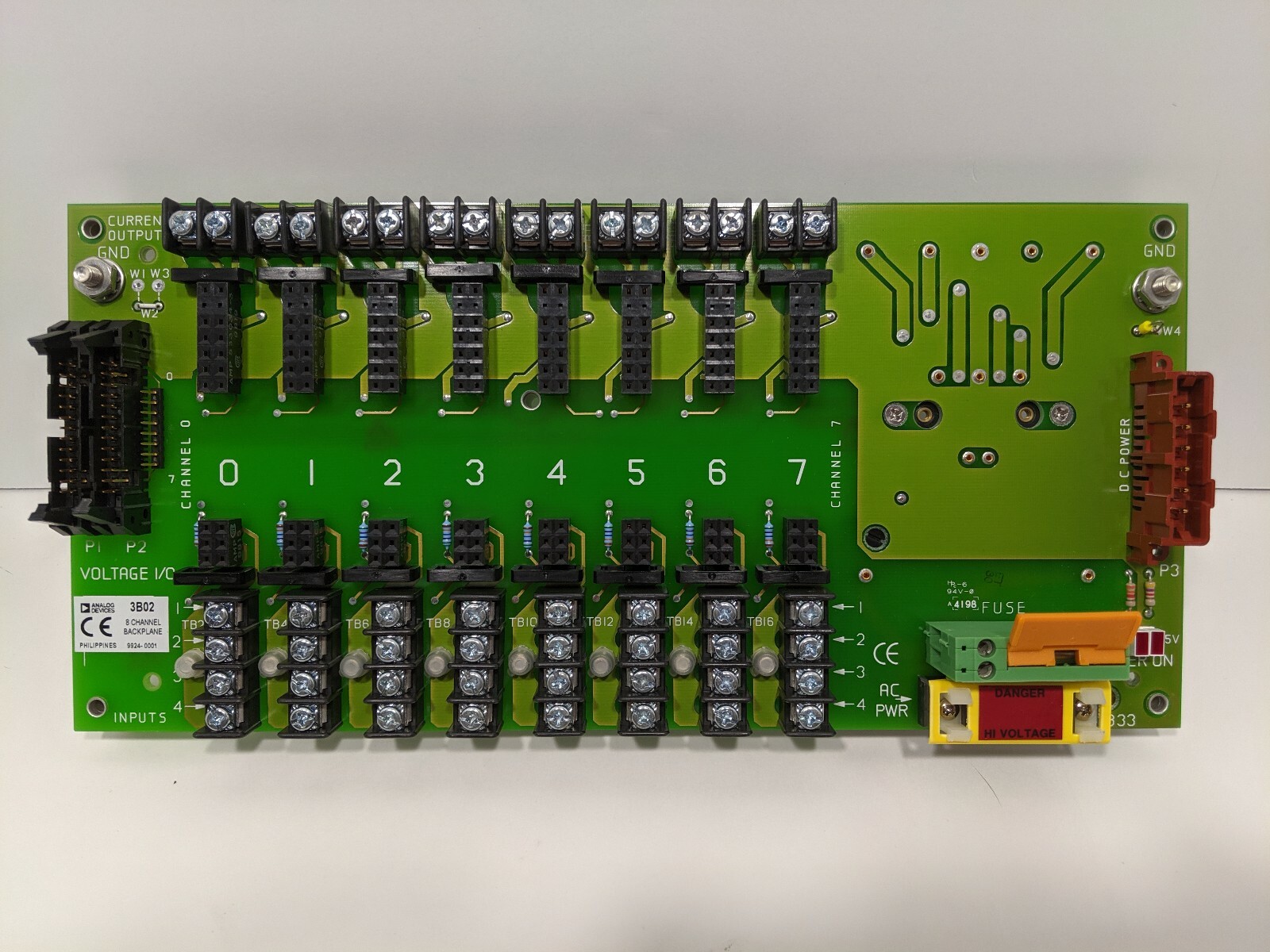 Analog Devices 3B02 8-Channel Backplane, New - Open Box **FREE SHIPPING**