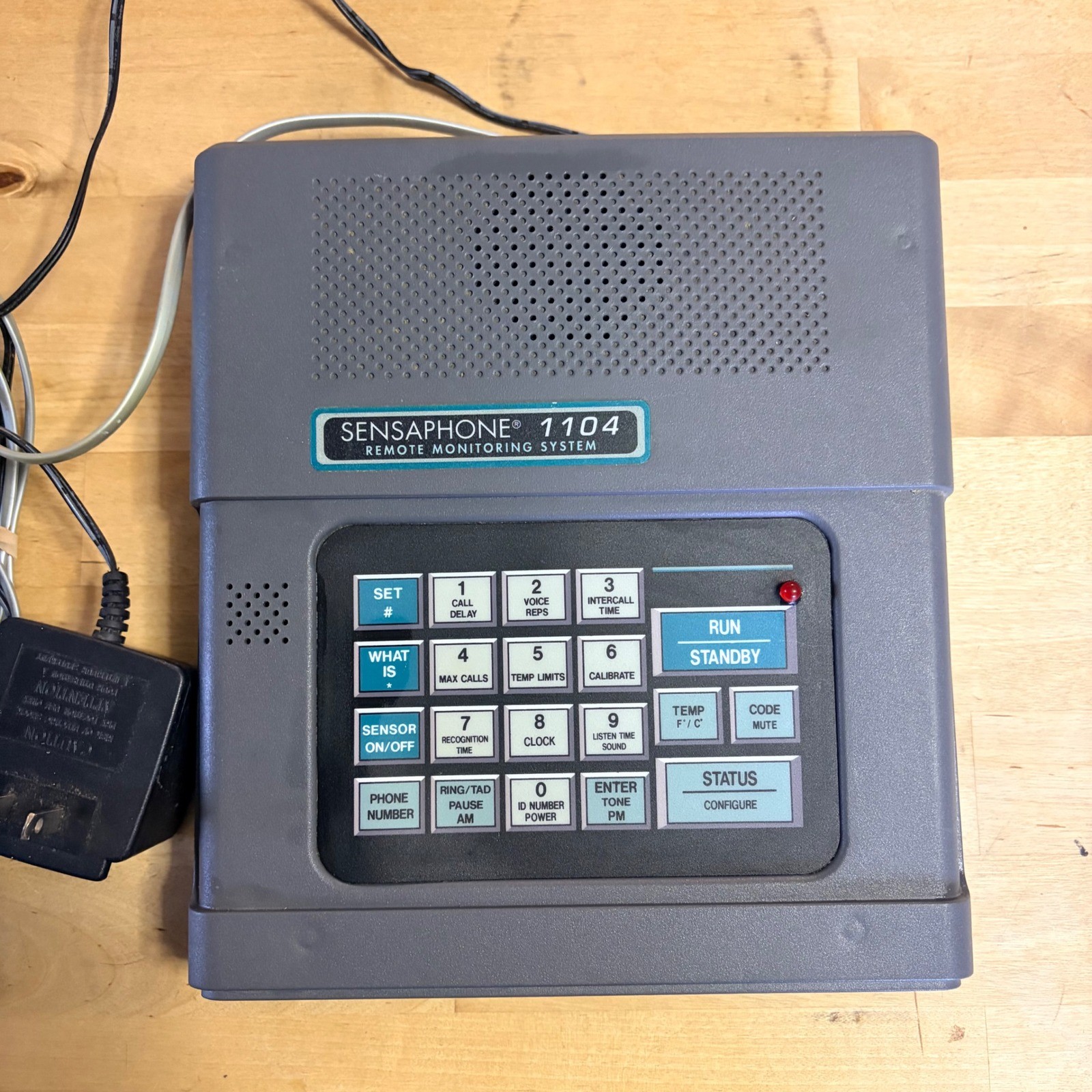Sensaphone 1104 Remote Monitoring System 4 Channel Alarm Dialer Gray Phonetics