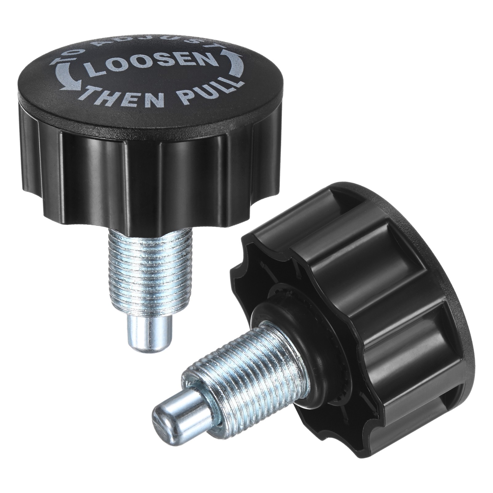 2-Pack Pull Pin Spring Knob, M18 Carbon Steel Pull Pin Knob [0.31inch/8mm]