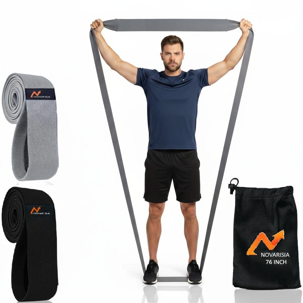 PJF Performance 76 Inch Extended-Length Resistance Band for Strength, Mobility,