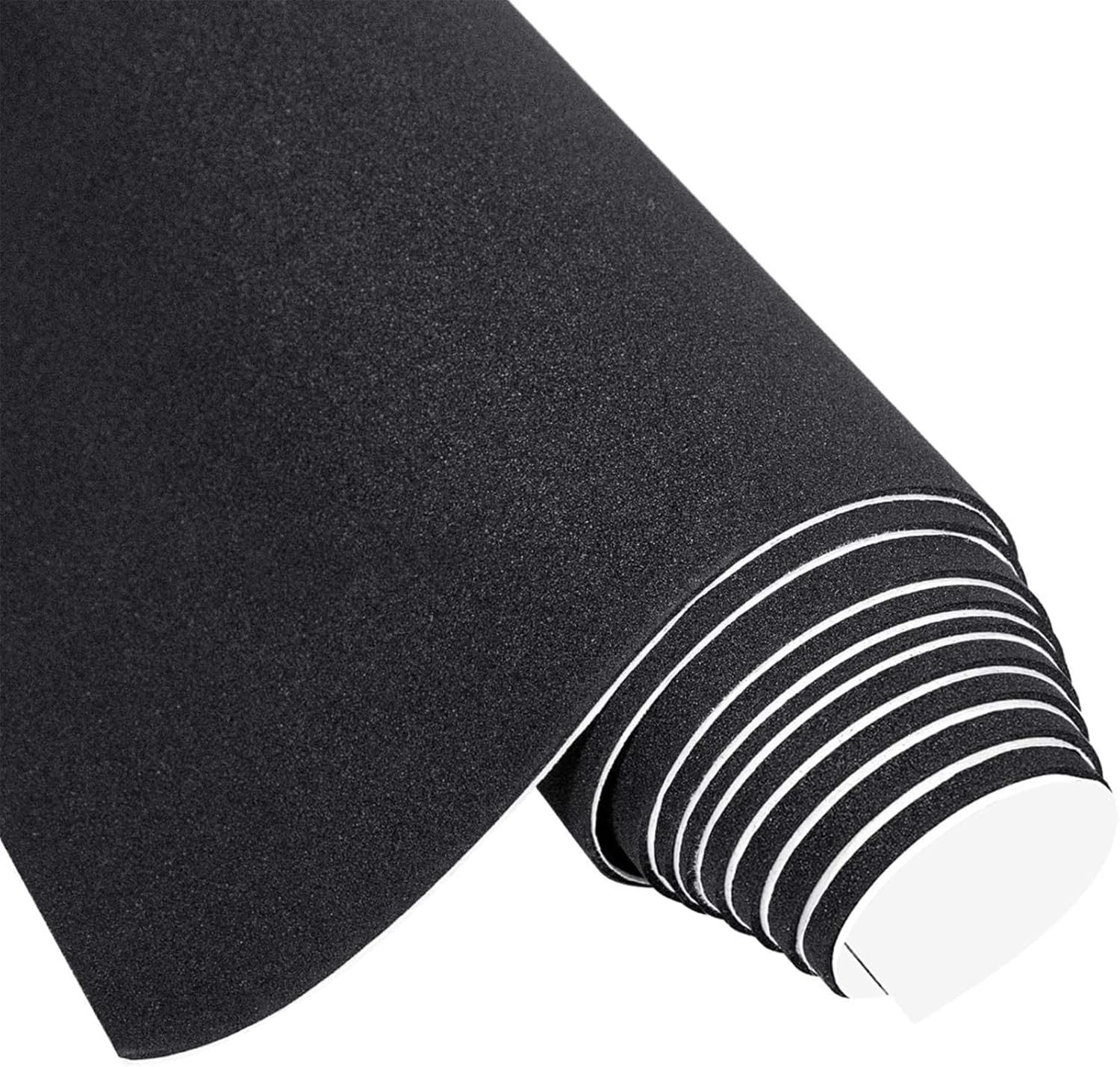 Backed Adhesive Foam Padding 1/16" Thick X 12" W X 59" L, Black Thin Neoprene Sh