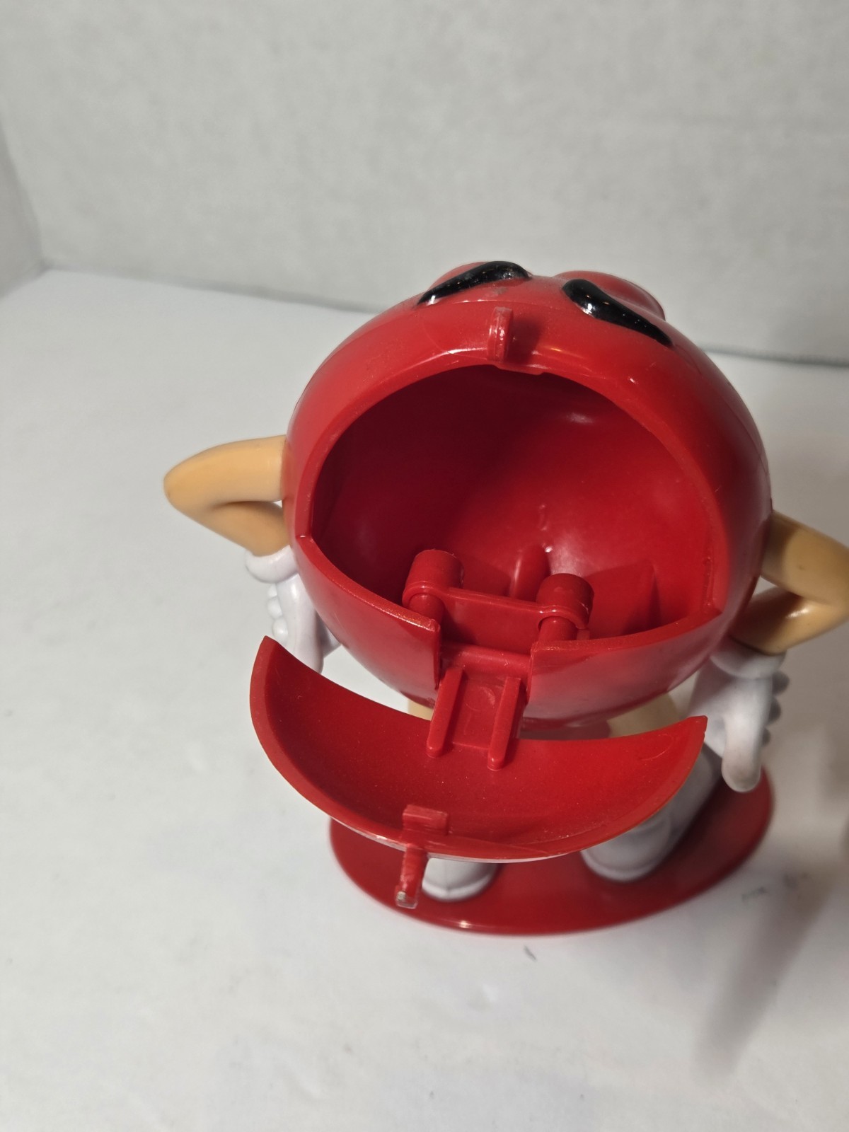 Red M&M Candy Dispenser Figure 6” Mars Candy Character Plastic