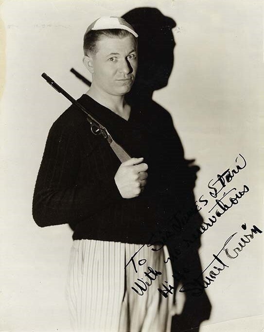 Film & Television Character Actor STUART ERWIN Terrific Vintage Signed Photo