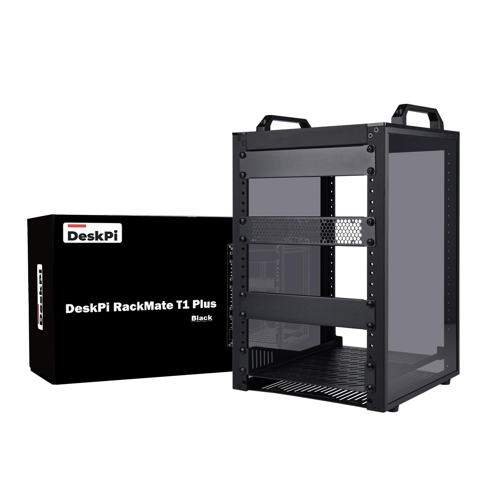 GeeekPi 8U Server Rack Cabinet, DeskPi RackMate T1 Plus,10 inch Network R