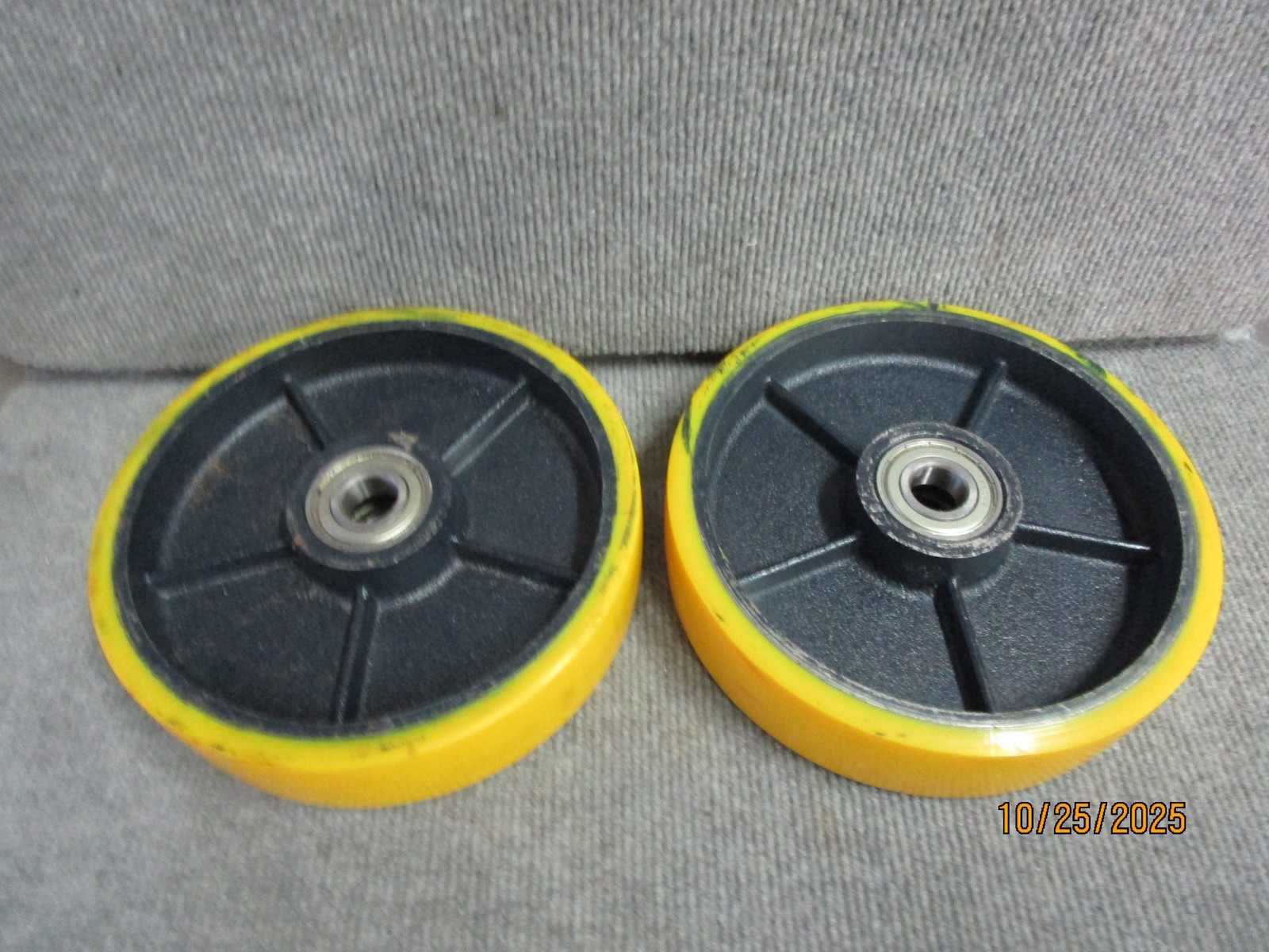 (2) HD Caster Wheels 8" x 2" x 3/4"