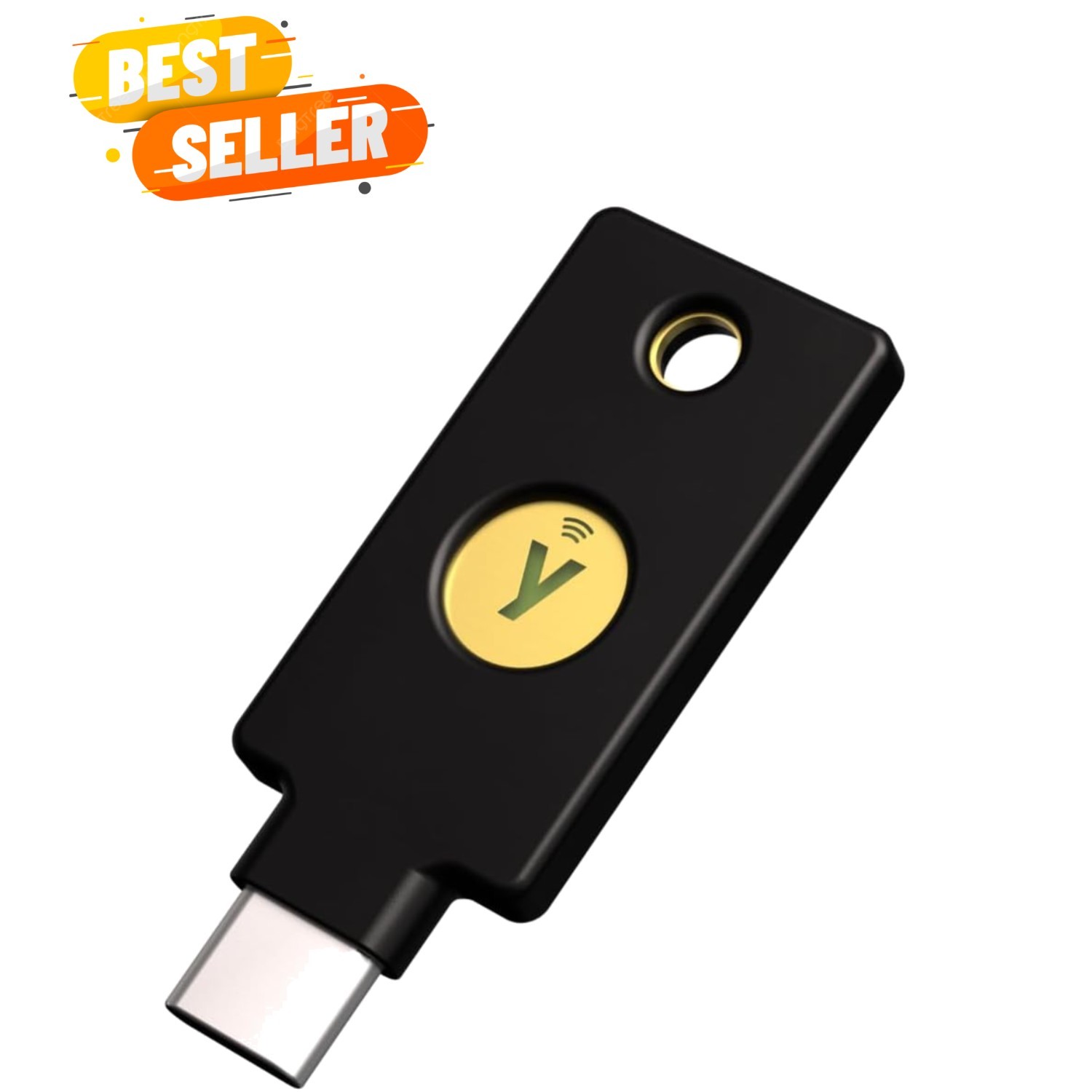YubiKey 5C NFC - Multi-Factor authentication MFA Security Key and passkey, Co...