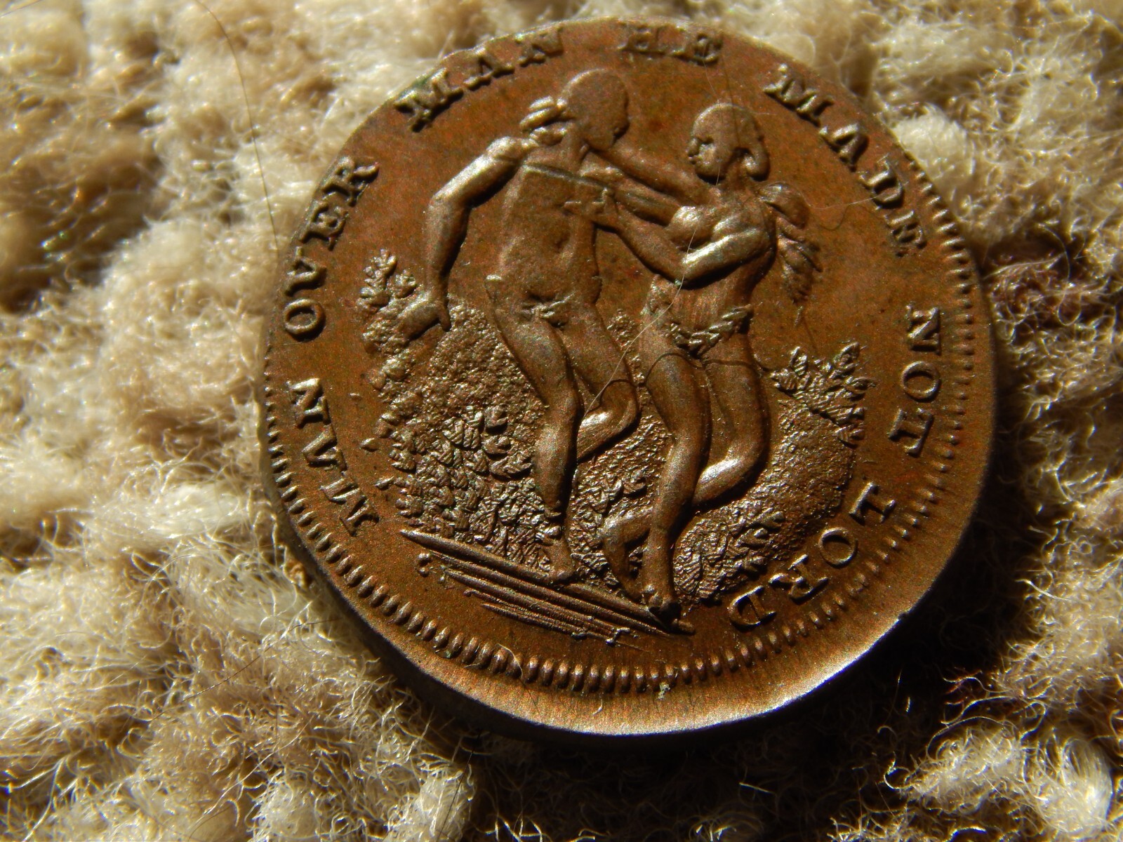 Middlesex Spence D&H 1085 Token Uncirculated CHOICE with Huge Error