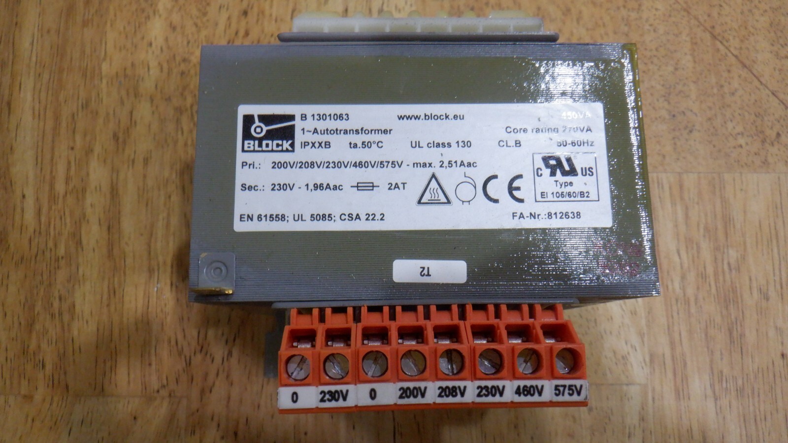 Block autotransformer b 1301063
