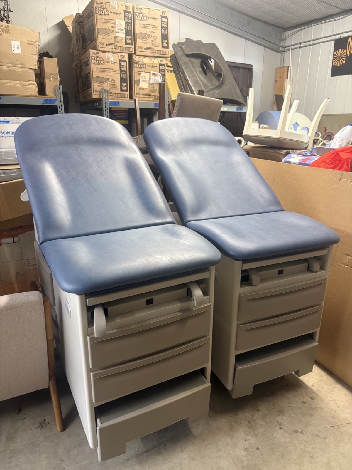 Pair of Brewer 5000 Access Exam Table