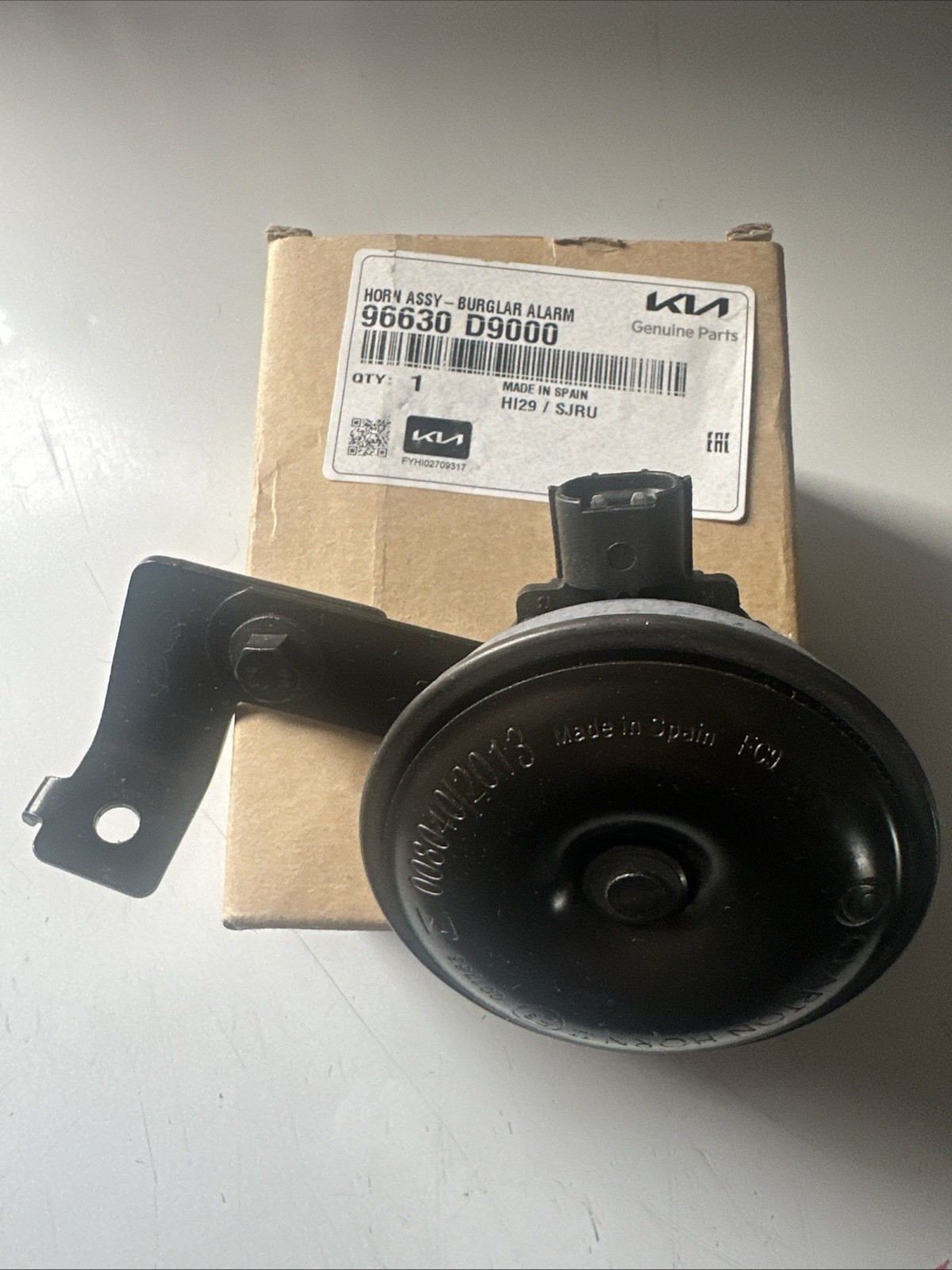 NEW - OEM 96630D9000 Burglar Alarm Horn For 2016-2019 Sportage, 15-18 Tucson