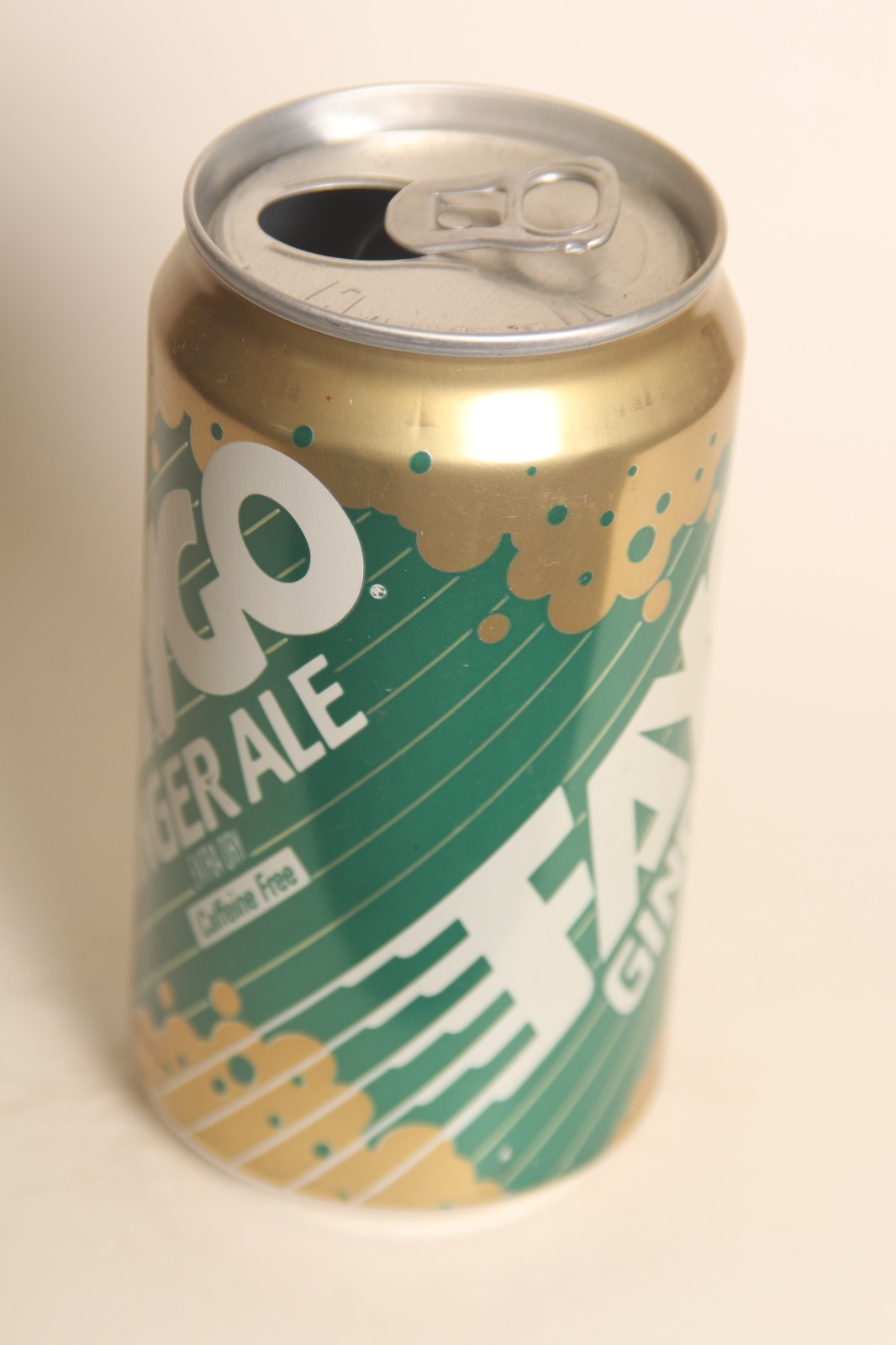 Faygo Ginger Ale soda can - 12oz 1990