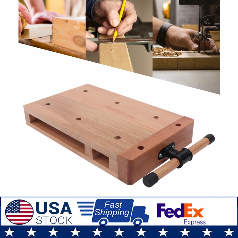 Portable Wood Workbench Desktop Woodworking Vise Smart Vice Superior Clamping US