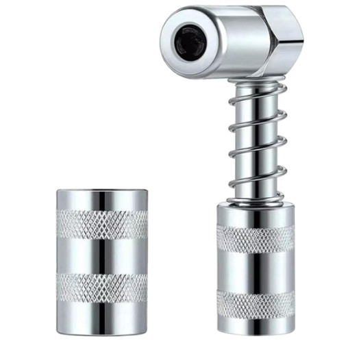 1 Set Grease Nozzle Adapter Grease Gun-Accessory 90 Degree Coupler Adapter Tool
