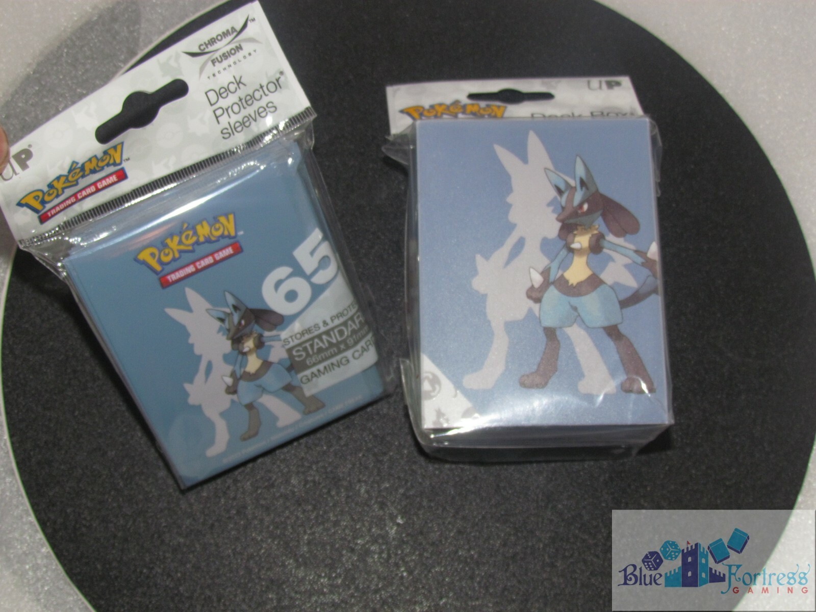 POKEMON ULTRA PRO Lucario Light blue DECK PROTECTOR CARD SLEEVES AND DECK BOX