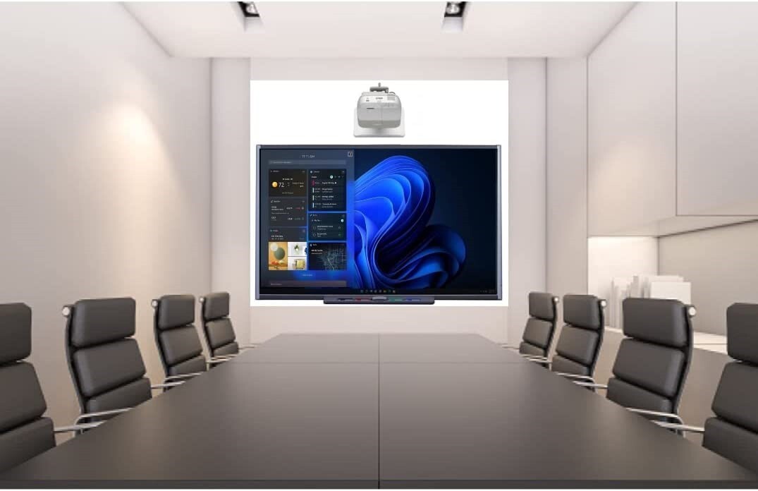 Smart Board_Interactive Whiteboard with Projector Combo for Classroom