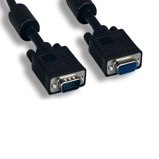 Kentek 15ft SVGA HD15 Video Extension Cable for Monitor Projector TV PC Dipslay