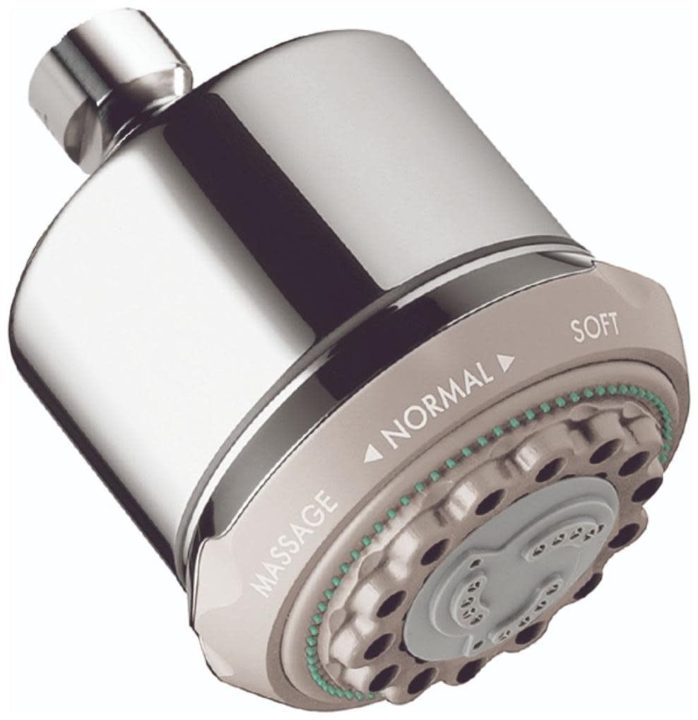 Hansgrohe 28496 Chrome Clubmaster Multi Function 2.5 Gpm Shower Head