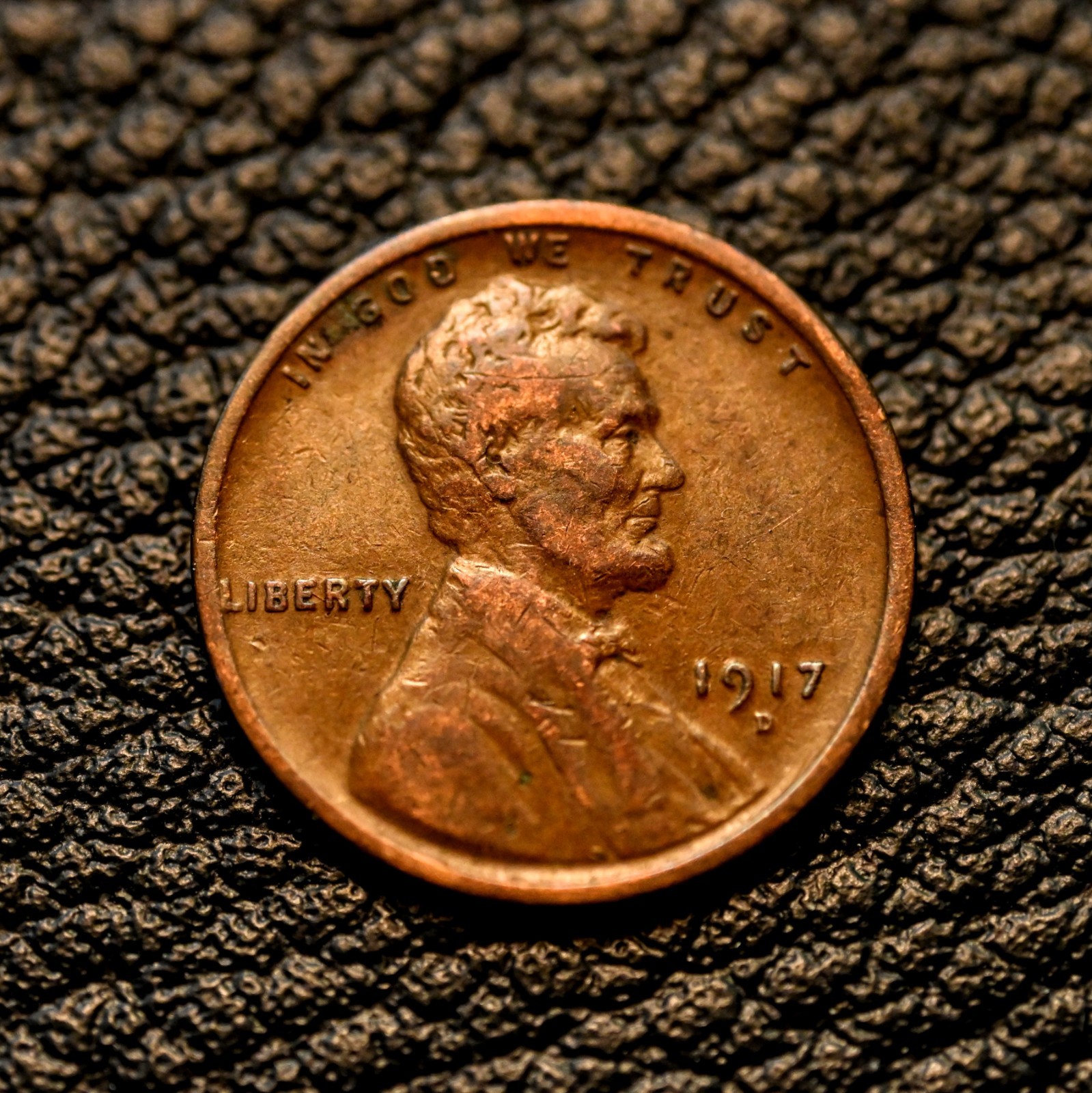 1917-D Lincoln Wheat Cent ~ FINE (F / FN) Condition ~ COMBINED SHIPPING!