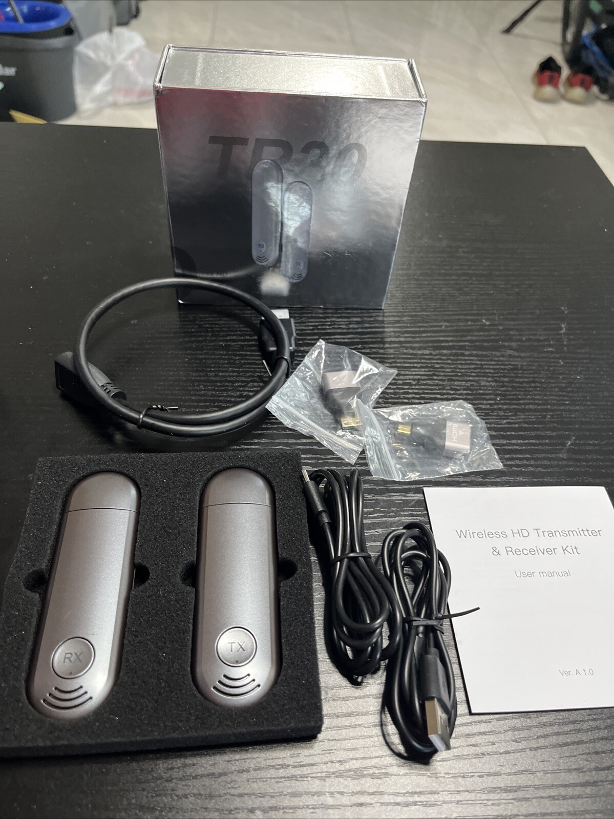 TR30 Wireless HD Transmitter & Receiver Kit New Open Box
