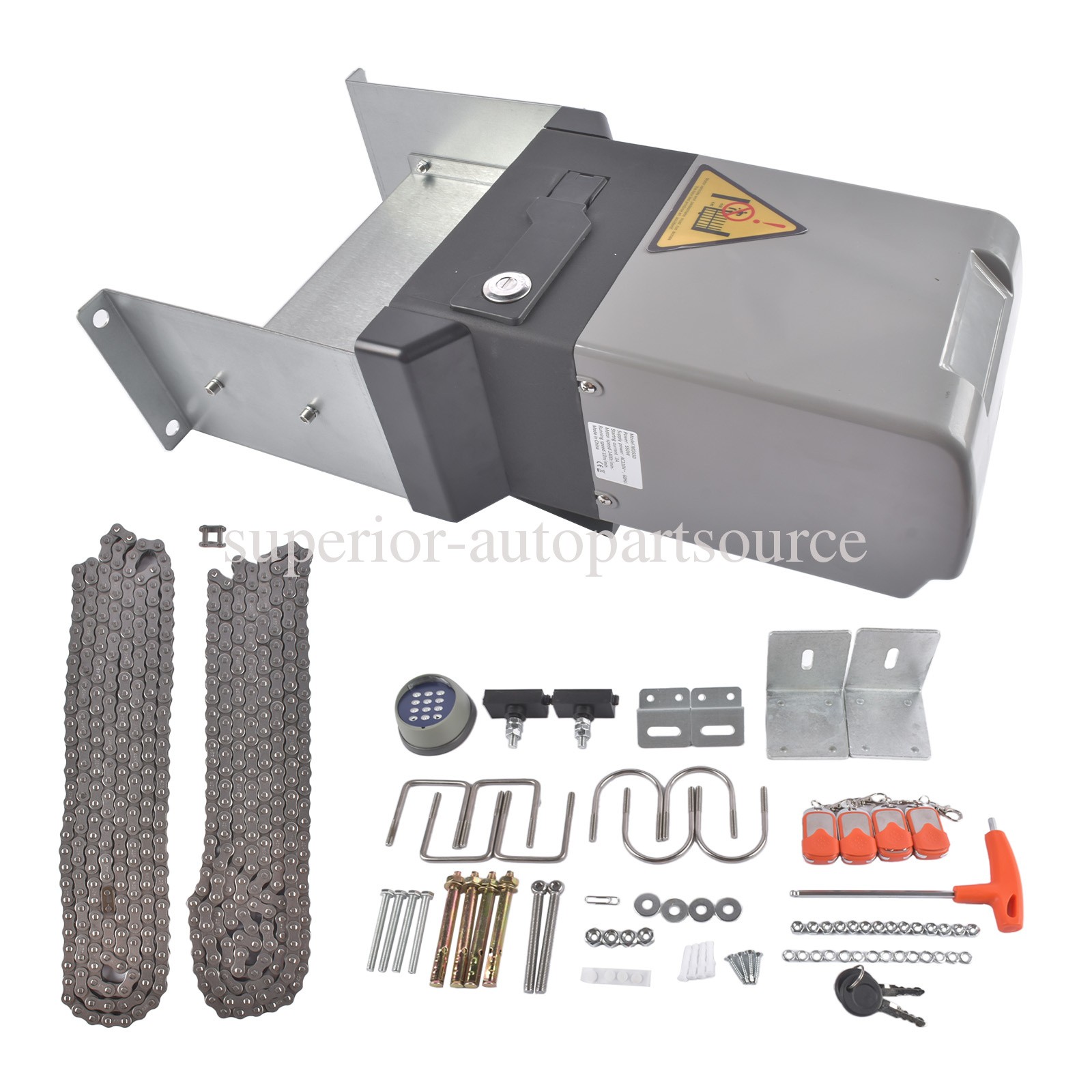 Gate Operator Hardware Security System Kit with APP Controls for Sliding Gate