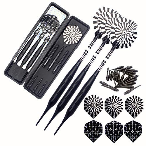 Soft Tip Darts Set for Electronic Dart Board 22g Plastic Tip Darts Set with