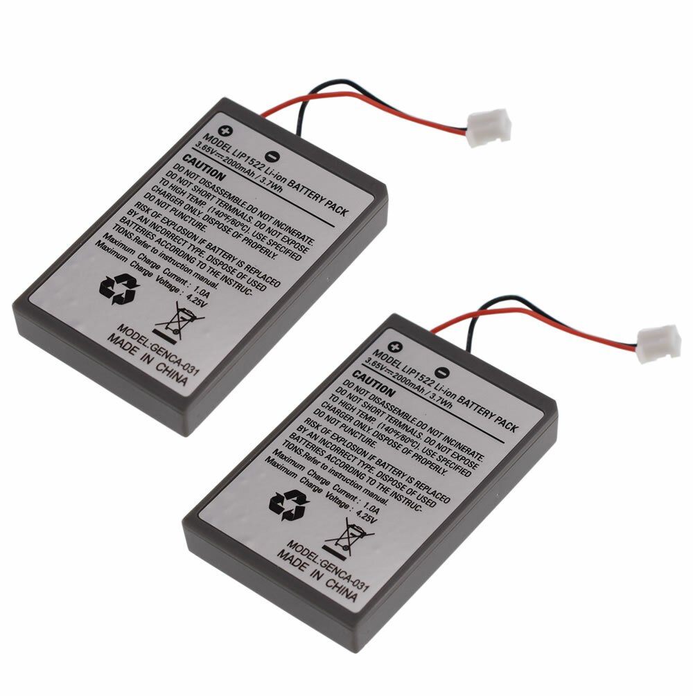 2x LIP1522 Battery for PS4 Dualshock 4 Controller CUH-ZCT1U - 2015 Older Version