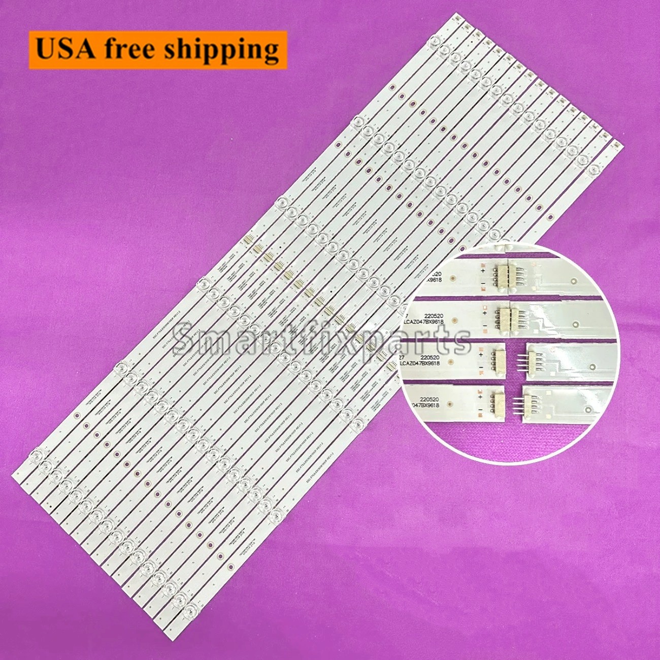 LED backlight Bars For Vizio SSC-F75JL63030061693F-REV1.22 SVB750A46 V755-J04