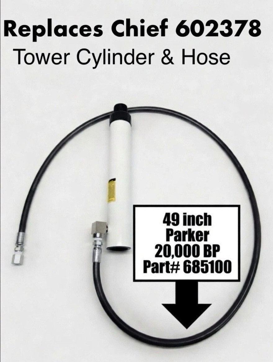 Replacement Chief EZ Liner II Frame Machine Tower RAM New Free Hose Direct Fit