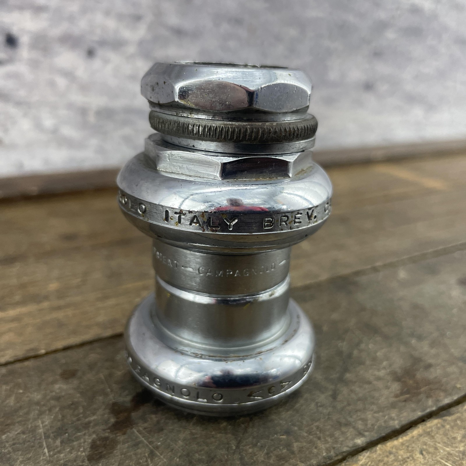 Vintage Campagnolo Threaded Headset FRENCH 1 inch 25x1 Italy Road France Patent