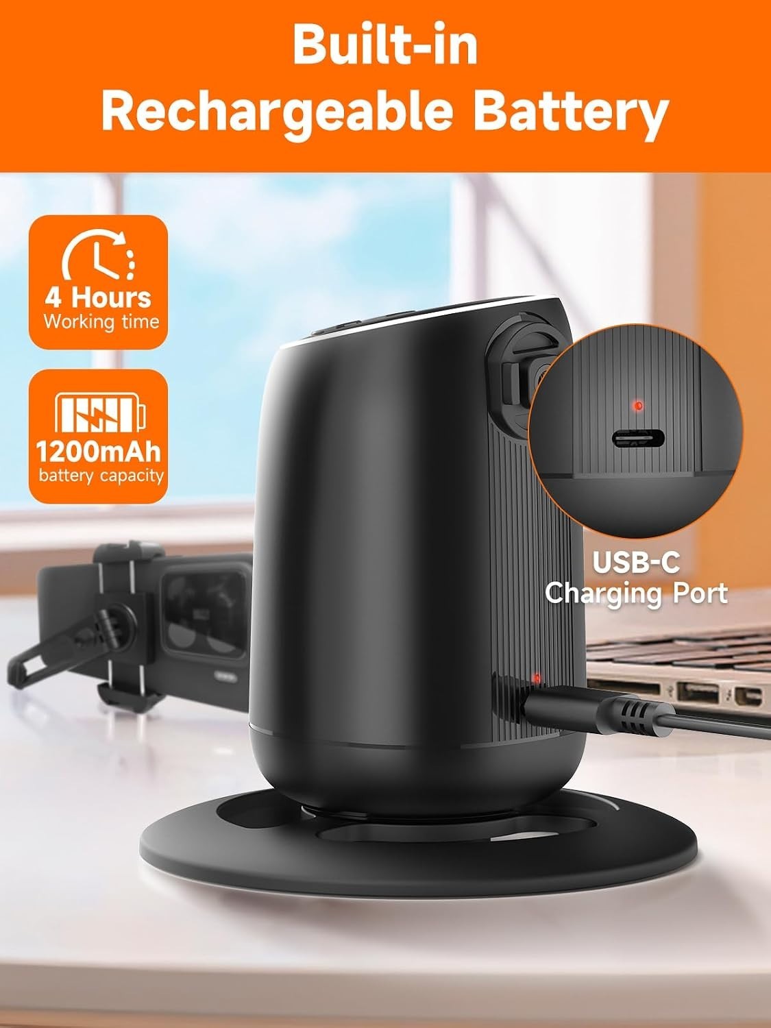 Auto Face Tracking Tripod Phone Gimbal Stabilizer for iPhone/Android
