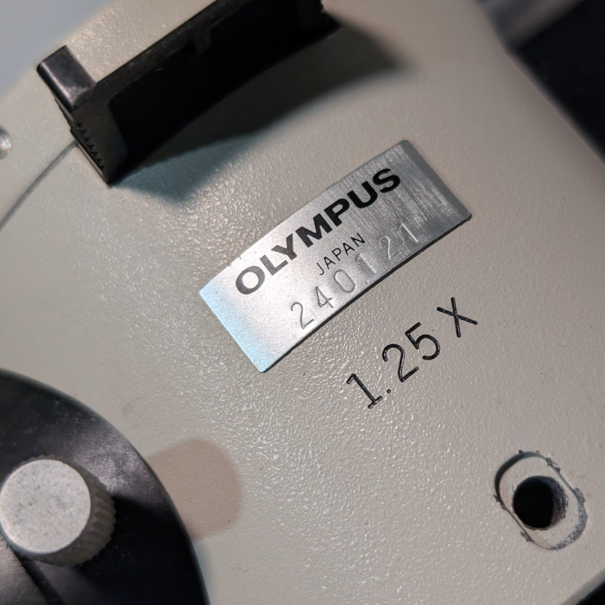 Olympus BH2 Fluorescence Vertical Illuminator & 1.25x Microscope Module