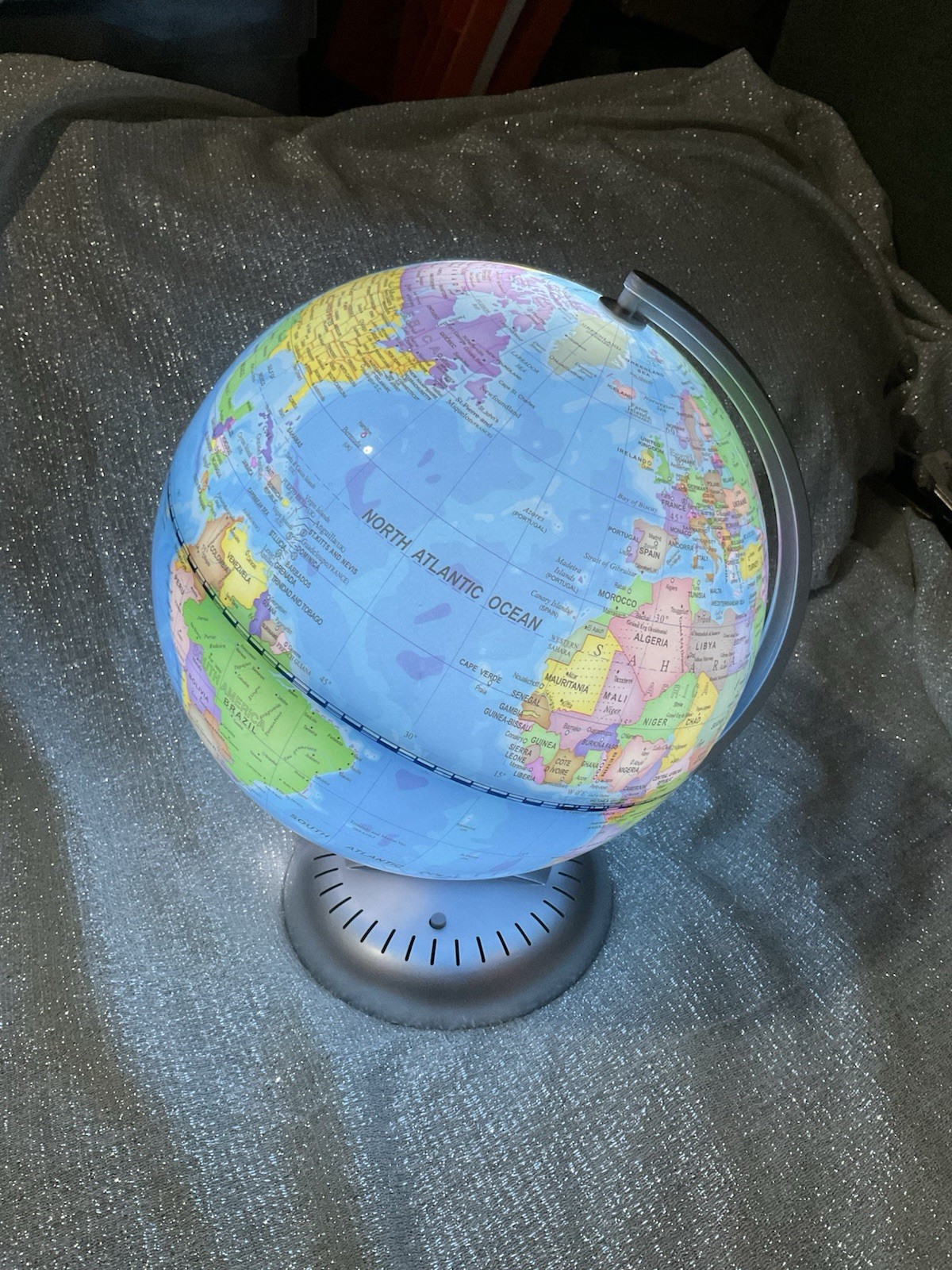 Costway 8" World Globe Illuminated Education Globe See Pics Map