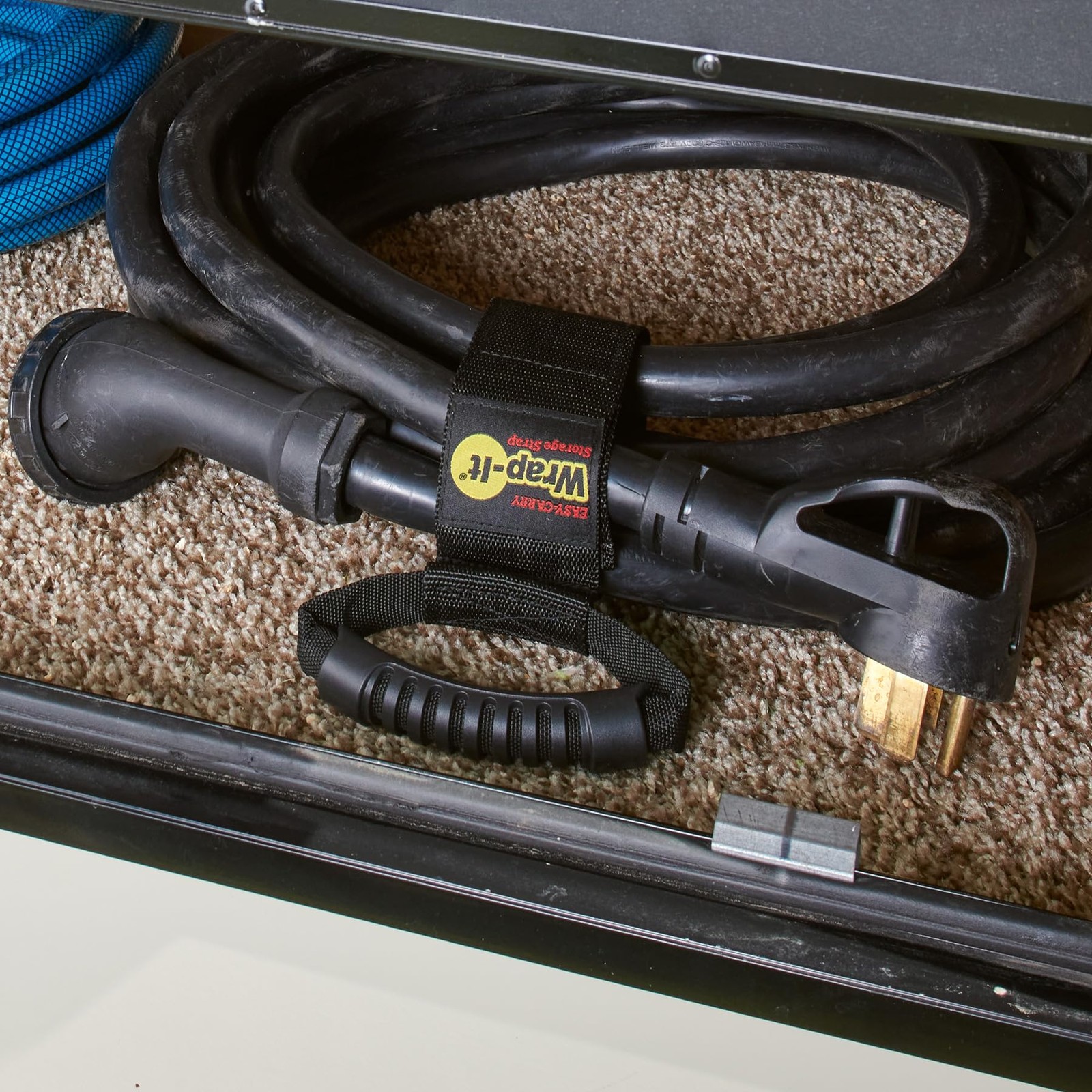Easy-Carry 22 Heavy-Duty Hook Loop Straps, 2-Pack - Hose/Cord Organizer