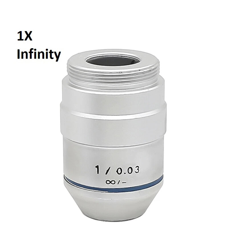 1X 195 RMS Achromatic Infinity Objective Lens for Biological Microscope 1PCS US