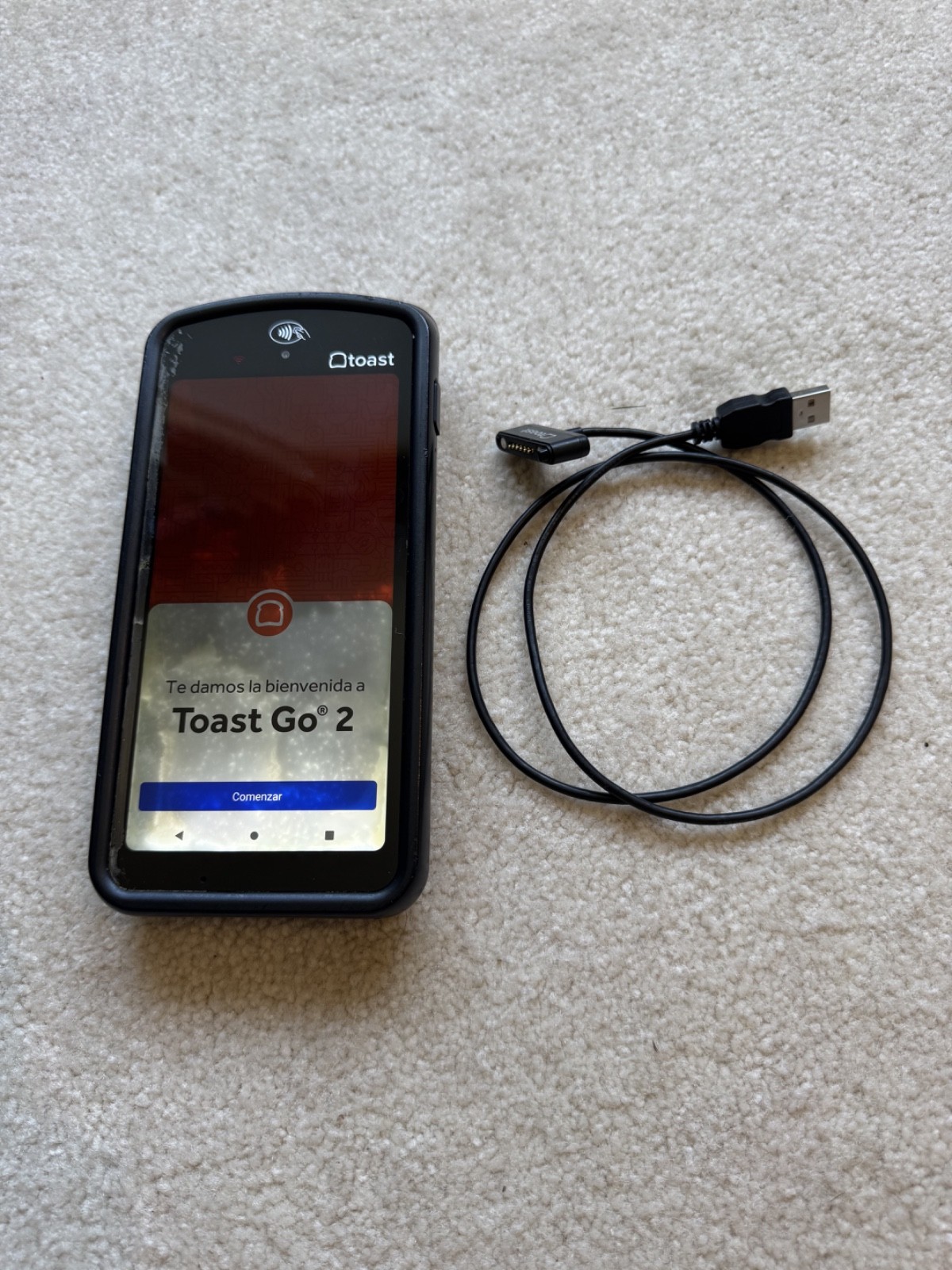 Toast Go 2 Handheld POS Tablet Mobile Device TG200 w/ USB-A Charger -FREE SHIP