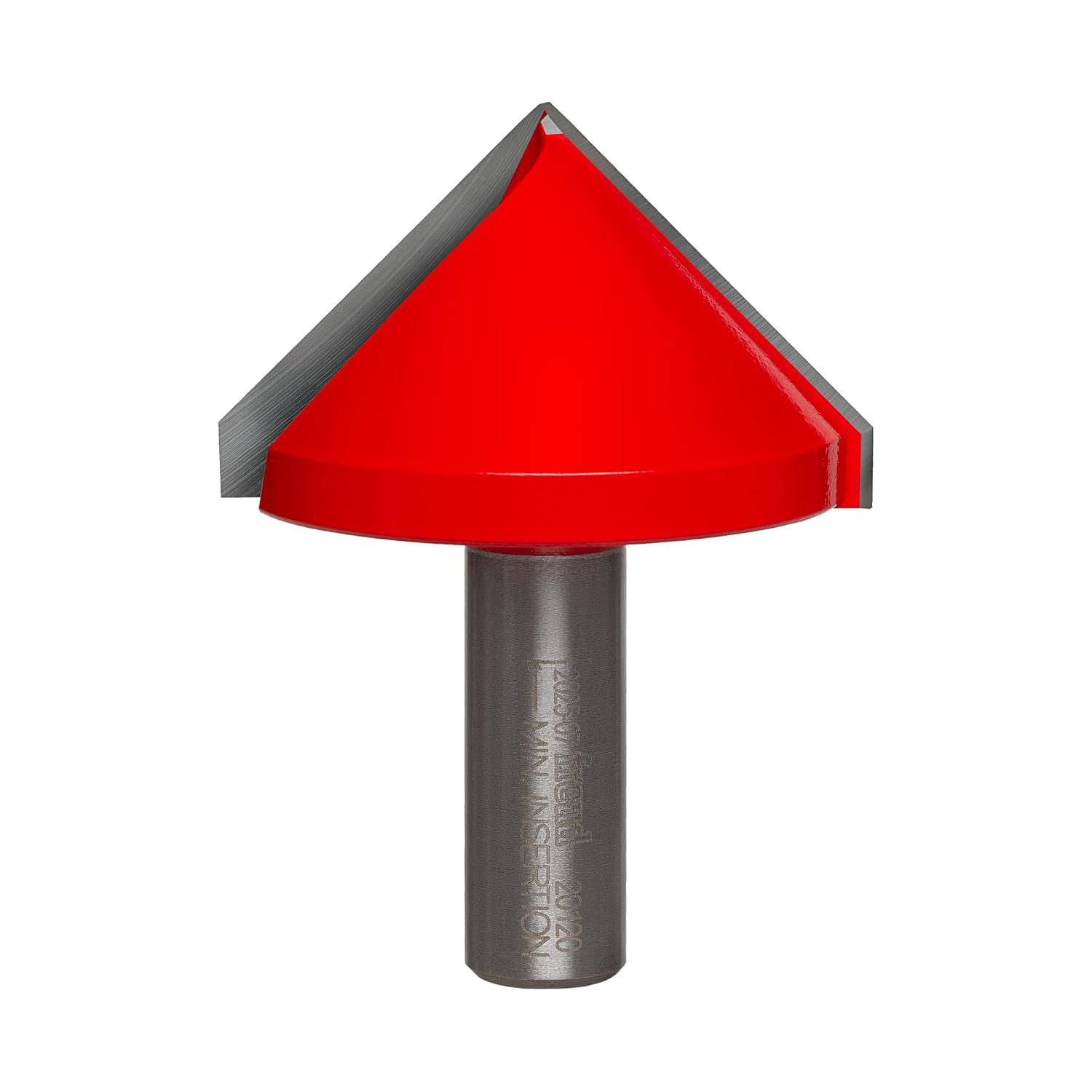 20-120: 2" (Dia.) 90° V Grooving Bit with 1/2" Shank, 2-7/8" Overall Length