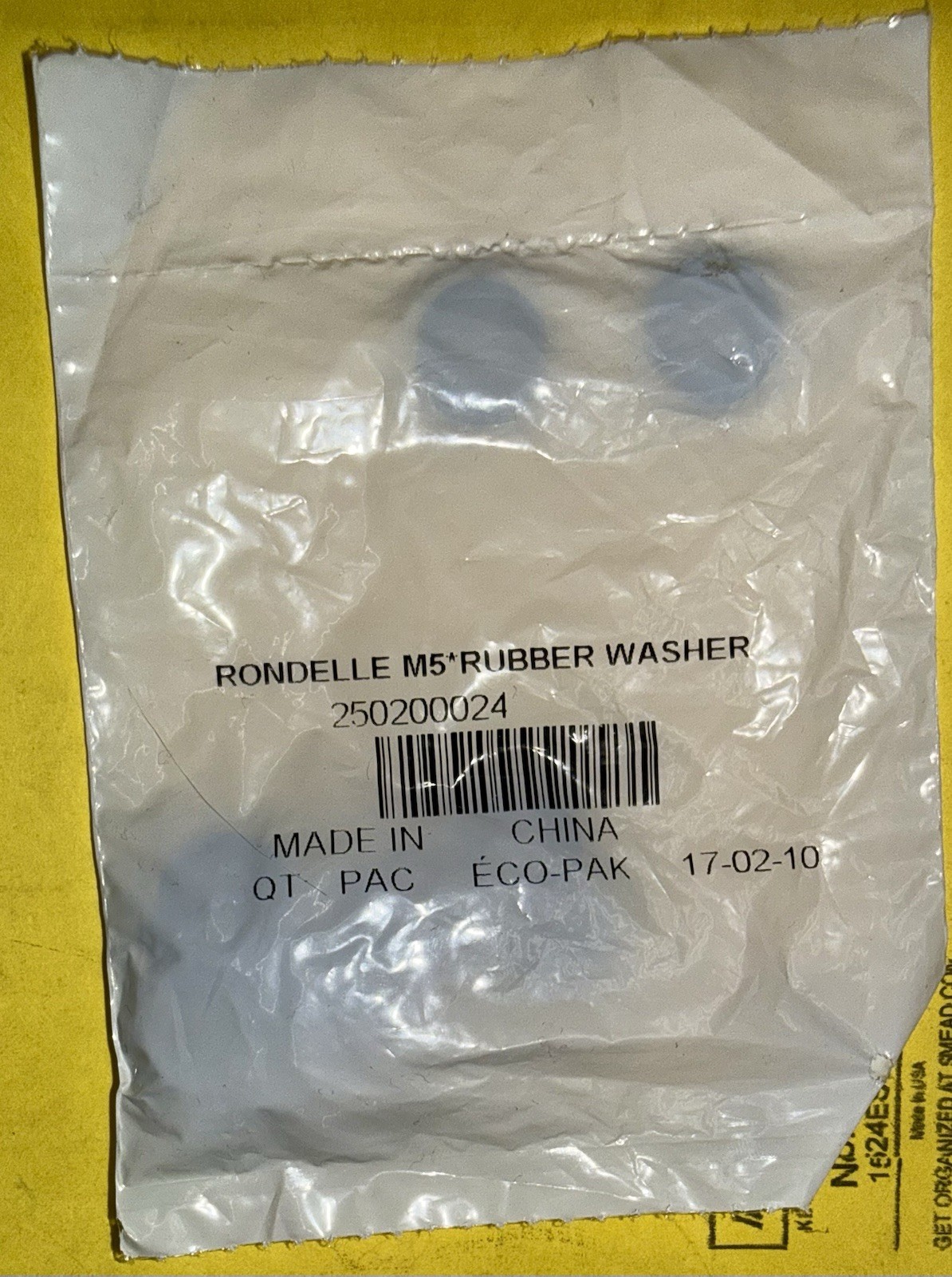 BRP OEM SkiDoo rubber washer 5mm 250200024 (pk of 2) new