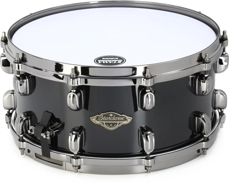 Tama Starclassic Walnut/Birch Snare Drum - 6.5 inches x 14 inches Piano Black