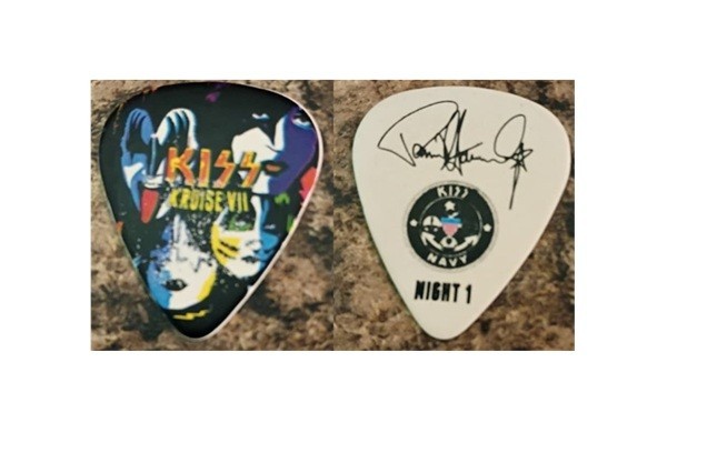 Paul Stanley KISS KRUISE VII (2018) "Night 1" Guitar Pick!