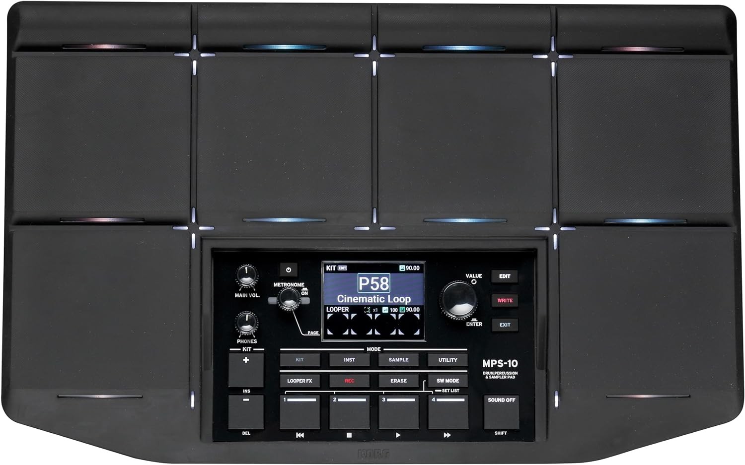Korg MPS-10 Drum, Percussion and Sampler Pad