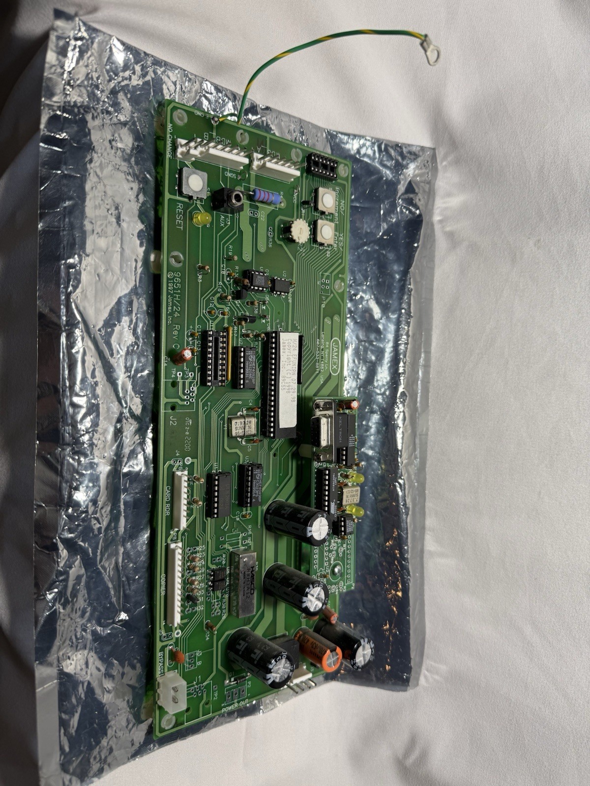 Jamex 9651H/24 Rev C Control Board PCB w/ Keltron DB Connector