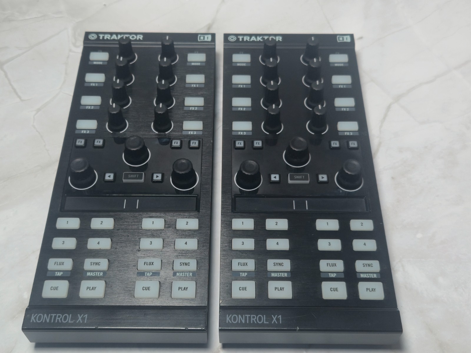 Native Instruments Traktor Kontrol X1 MK2 - Pair (2 Units) DJ Controller AS-IS