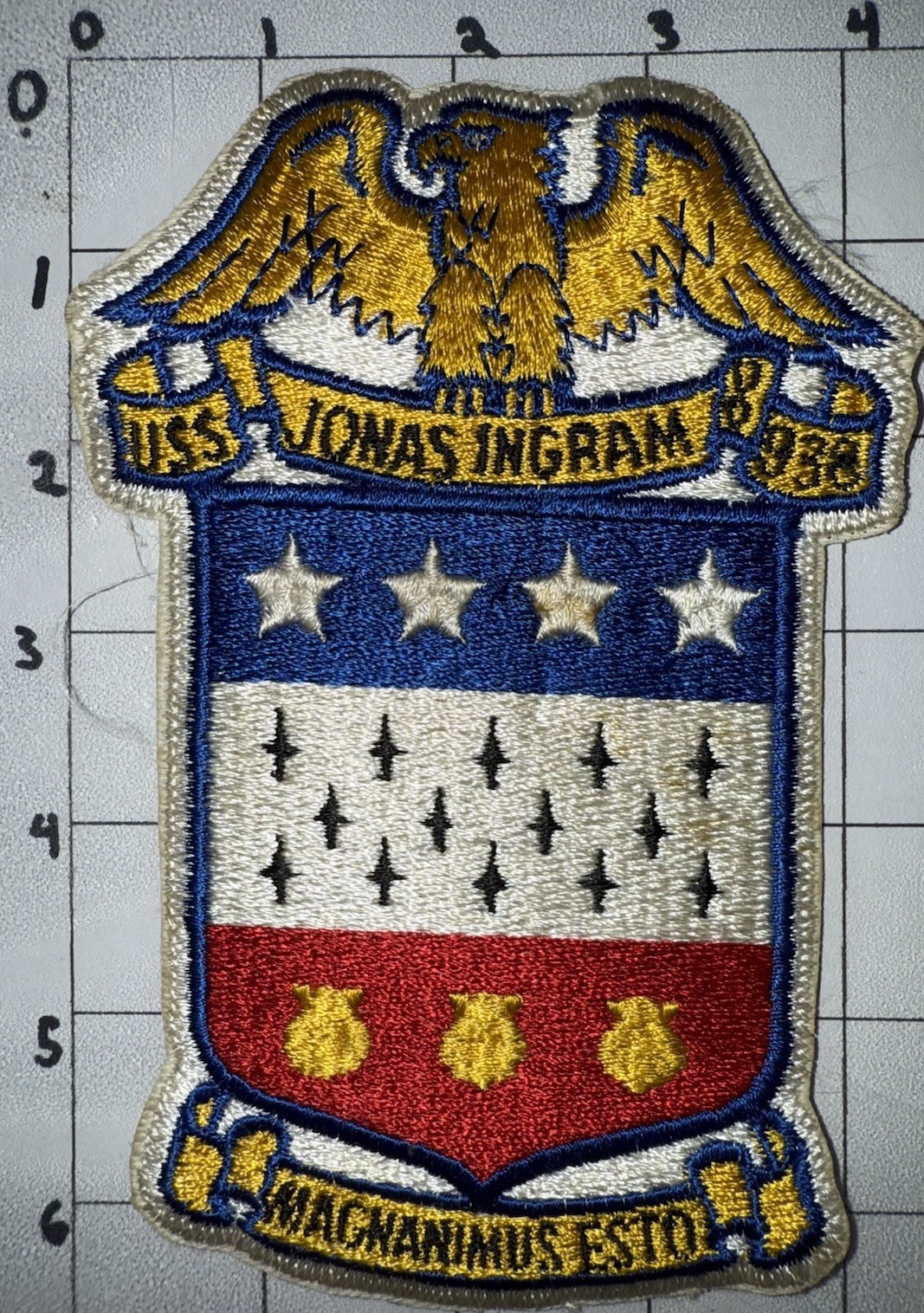 Vietnam War - 1970s USN USS Jonas Ingram Patch (23)