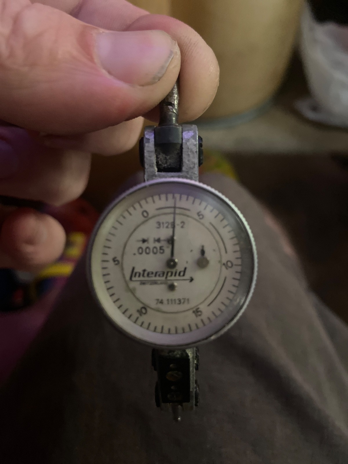 Interapid 312B-2 Dial Test Indicator .0005", Swiss Made