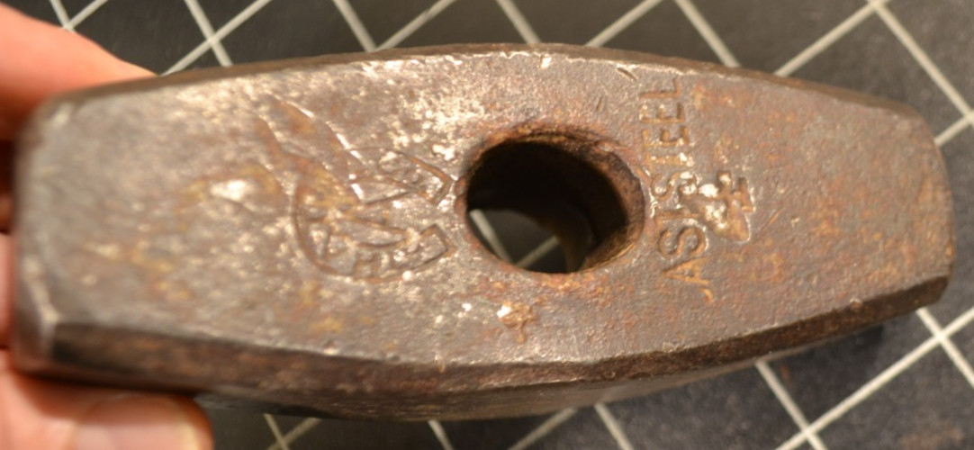 ATHA - 4# - DRILLING HAMMER HEAD - NICE MARKINGS - VERY GOOD CONDITION