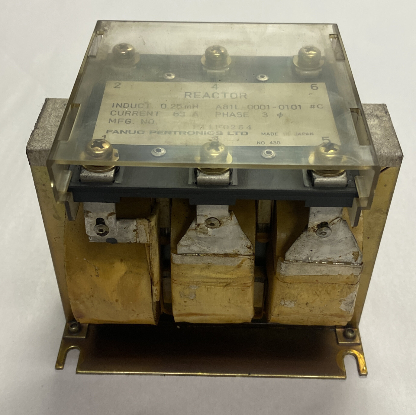 FANUC,A81L-0001-0101,LINE REACTOR 63A 3PH