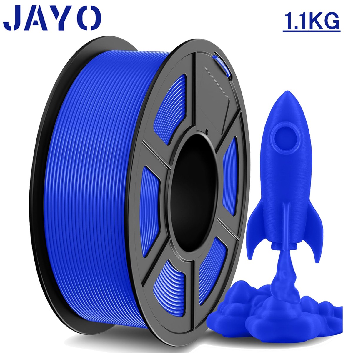 JAYO 1.1KG PLA High Speed 3D Printer Filament 600mm/s 1.75mm Fast Printing Blue