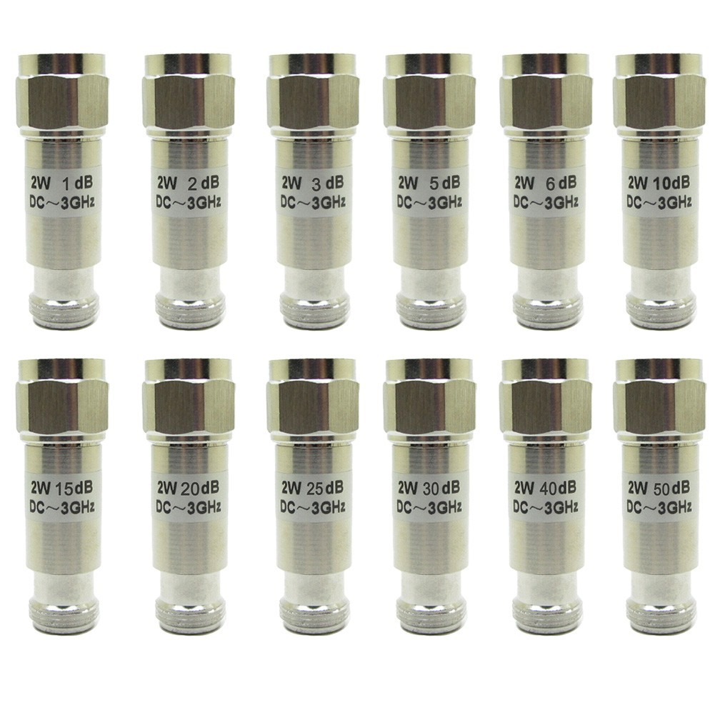 Compact Size for mini RF Attenuator 2W 1dB40dB N for type Male Female DC3 0GHz