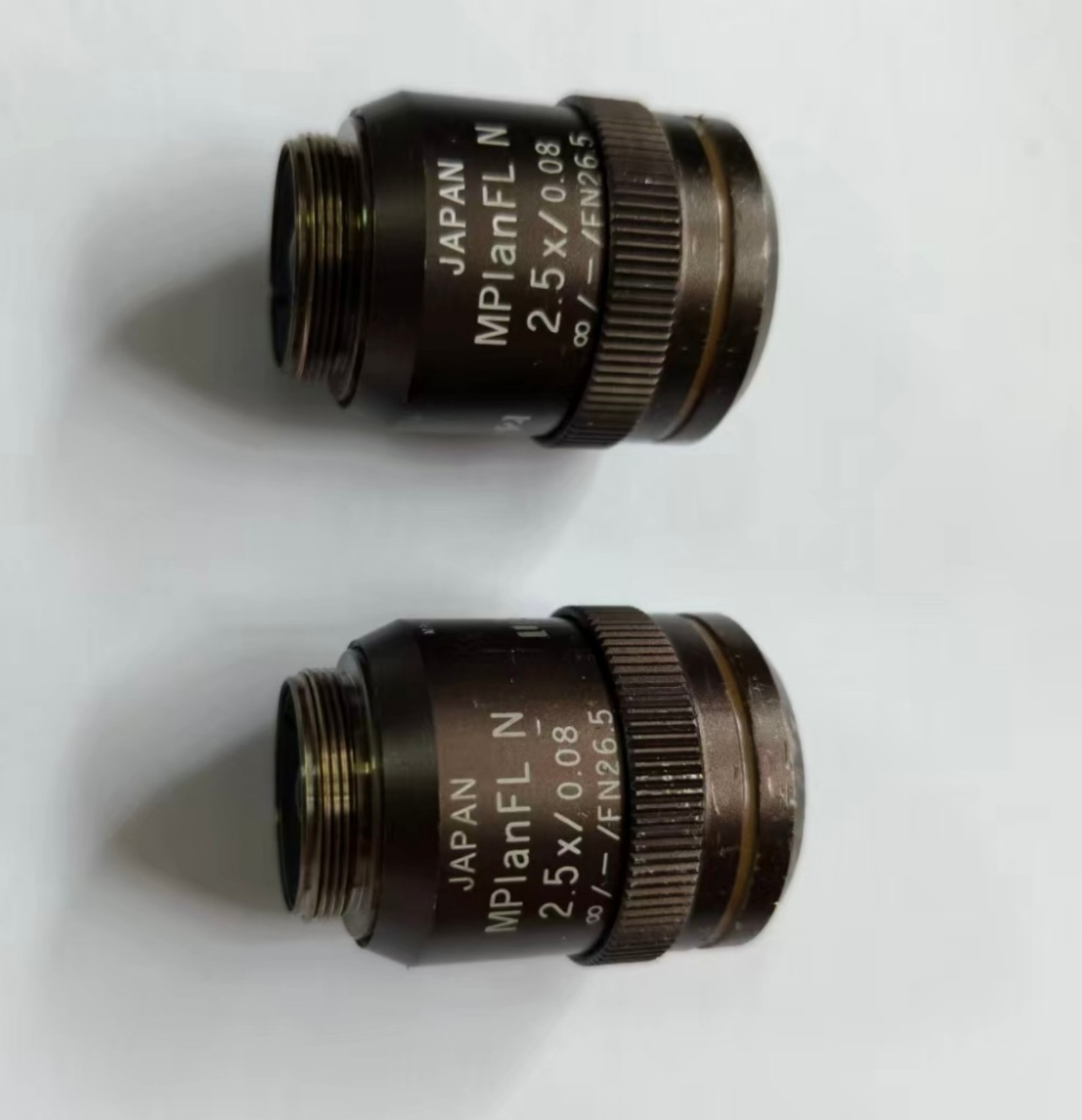 Olympus MPlanFL N 2.5×/0.08 Microscope objective lens