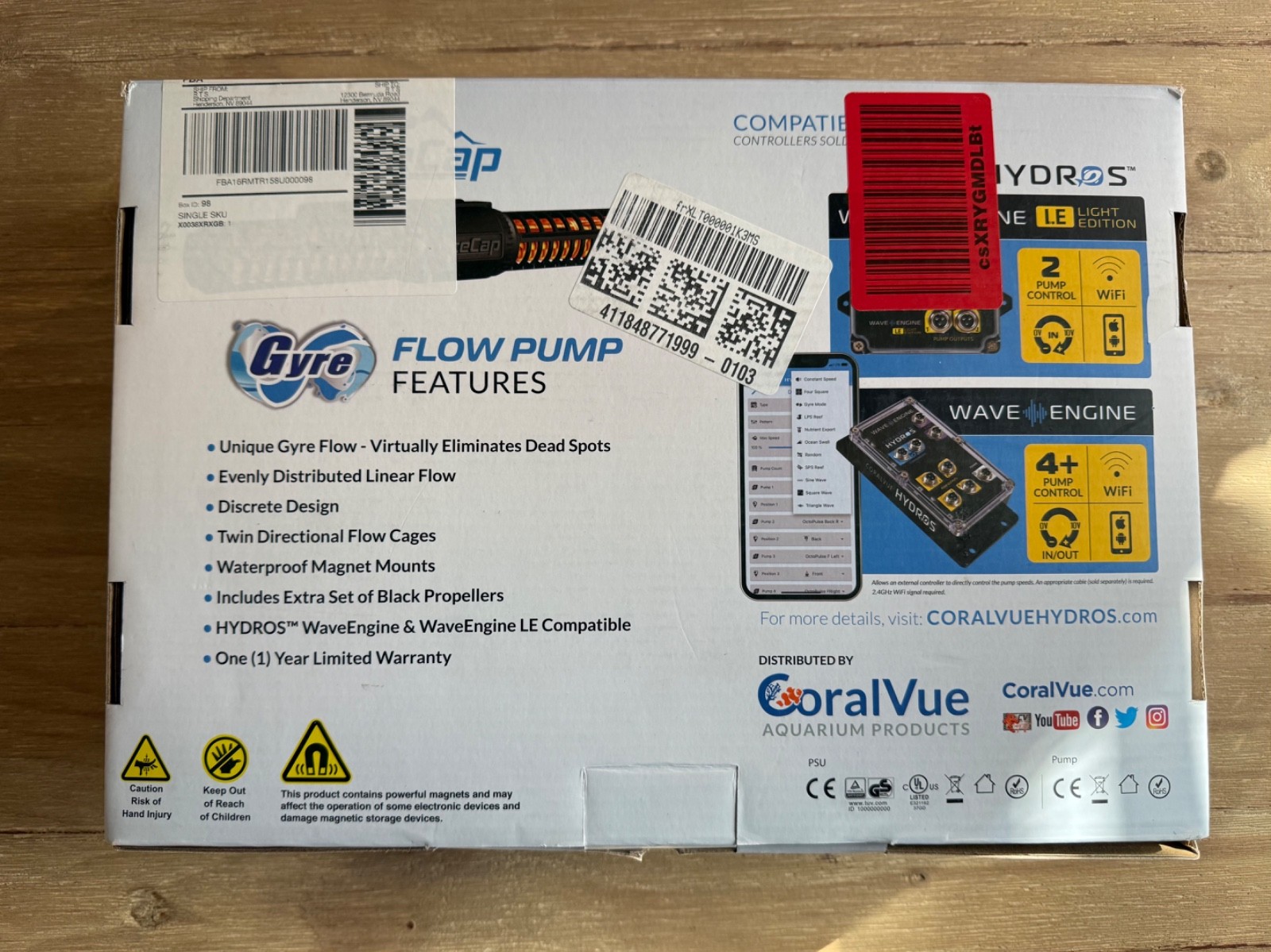 Icecap 2k Gyre Flow Pump with Controller 2000GPH Crossflow Water Movement